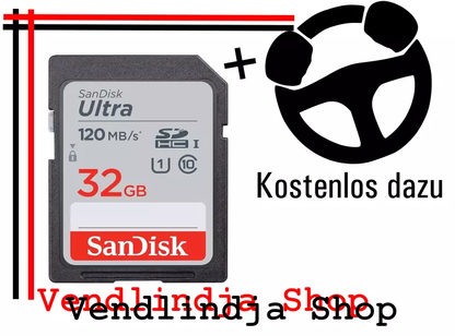 SanDisk 32 GB SD-Karte über 1.000 albanischen - Lieder